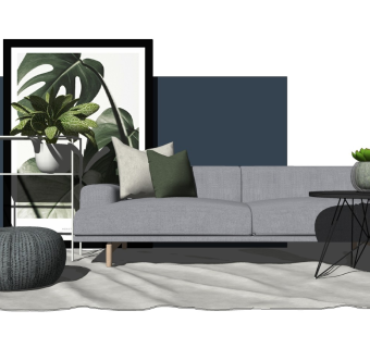 精品客厅设计家具模型 (67)